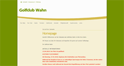 Desktop Screenshot of golfwahn.de